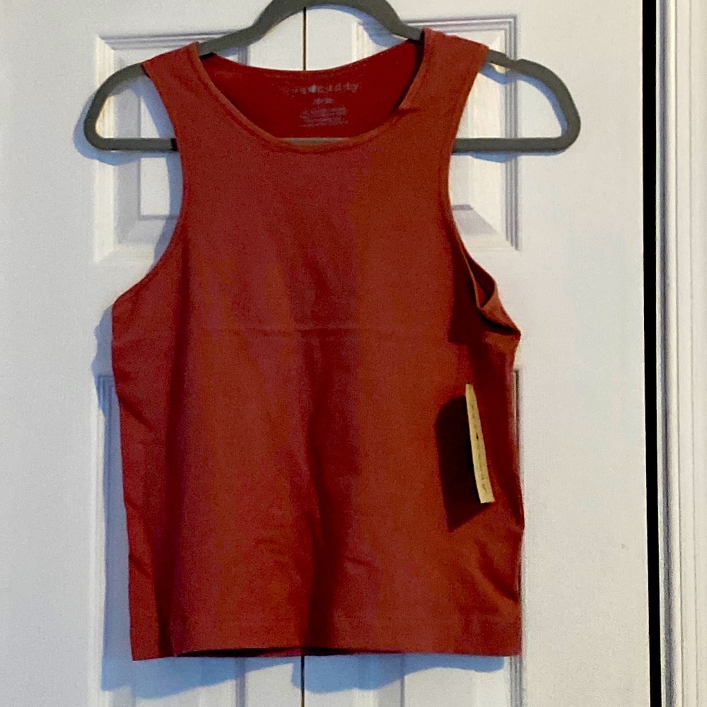 Eye candy Purple Ribbed Tank Top